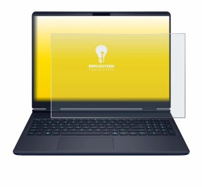 Image de l'appareil Dell Alienware 16X avec une grande variété de protections d'écran.