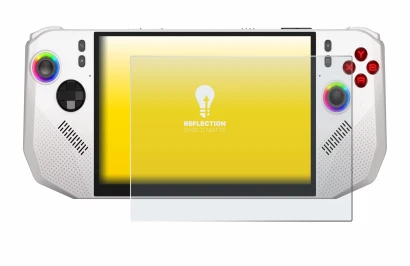 Image de l'appareil MSI Claw A8 BZ2EM avec une grande variété de protections d'écran.