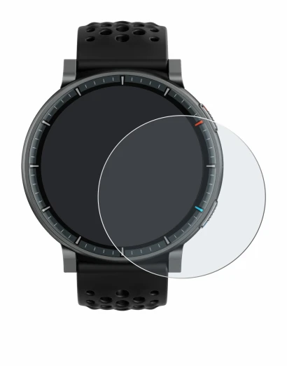 Image de l'appareil Amazfit Active Max avec une grande variété de protections d'écran.