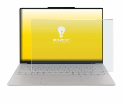 Image de l'appareil Lenovo Yoga Slim 7i Ultra Gen 11 Aura Edition 14" avec une grande variété de protections d'écran.