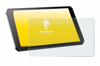 Image de l'appareil RiderNav R7M avec une grande variété de protections d'écran.