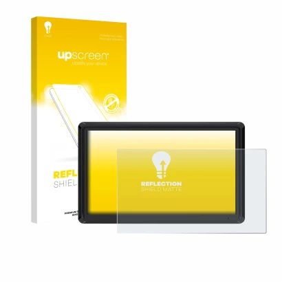 Face avant d’un emballage produit avec le logo de la marque upscreen. À côté, l’appareil Feelworld FW568 V3 6" est représenté 