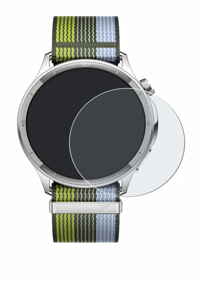 Image de l'appareil Oppo Watch S avec une grande variété de protections d'écran.