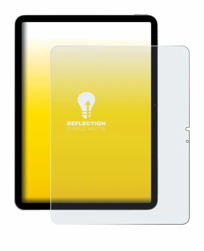 Image de l'appareil Apple iPad Air 13" M4 2026 (portrait) avec une grande variété de protections d'écran.