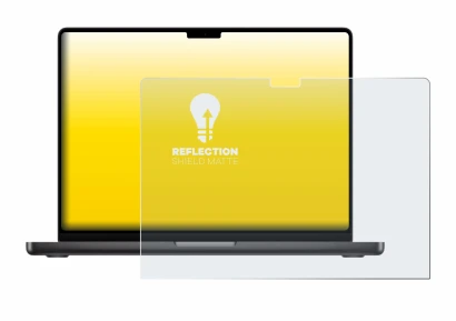 Image de l'appareil Apple MacBook Pro 16" M5 2026 avec une grande variété de protections d'écran.