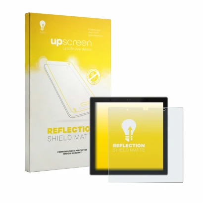 Face avant d’un emballage produit avec le logo de la marque upscreen. À côté, l’appareil SONOFF NSPanel Pro Gen 2 est représen