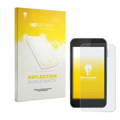 Face avant d’un emballage produit avec le logo de la marque upscreen. À côté, l’appareil Equil Patch 200U est représenté avec