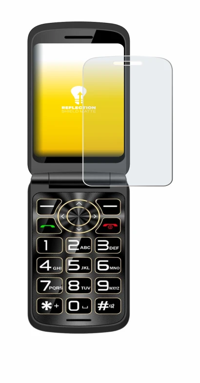 Image de l'appareil Guwet G739 avec une grande variété de protections d'écran.