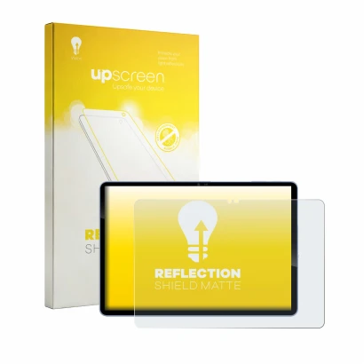 Face avant d’un emballage produit avec le logo de la marque upscreen. À côté, l’appareil Acer Iconia iM11 est représenté avec 