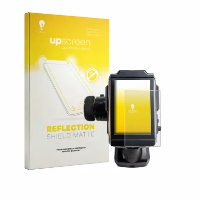 Face avant d’un emballage produit avec le logo de la marque upscreen. À côté, l’appareil Spektrum iXSR Plus est représenté ave
