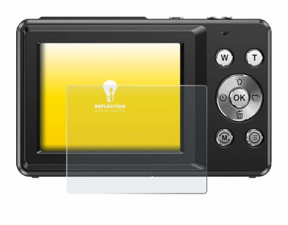 Image de l'appareil IXNAIQY Vlogging Camera for Kids avec une grande variété de protections d'écran.