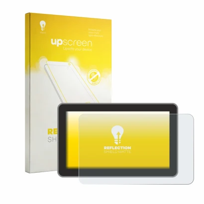 Face avant d’un emballage produit avec le logo de la marque upscreen. À côté, l’appareil Bambu Lab H2S est représenté avec la