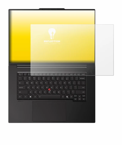 Image de l'appareil Lenovo ThinkPad P1 Gen 9 16" avec une grande variété de protections d'écran.