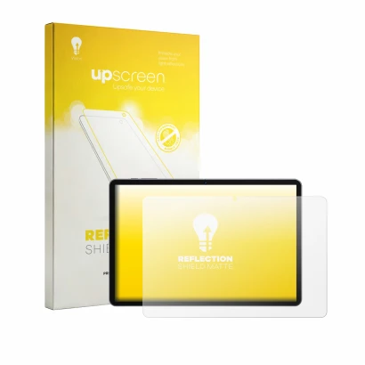 Face avant d’un emballage produit avec le logo de la marque upscreen. À côté, l’appareil SVITOO TAB P10 est représenté avec la