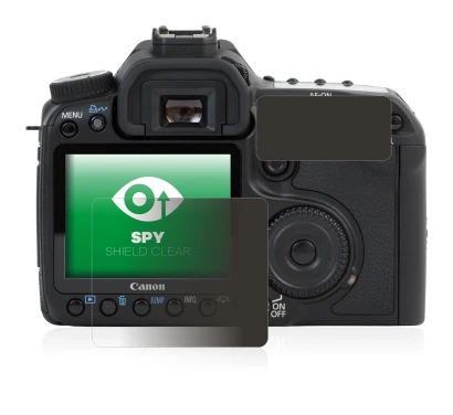 Image de l'appareil Canon EOS 30D avec une grande variété de protections d'écran.