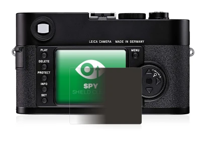 Image de l'appareil Leica M8 avec une grande variété de protections d'écran.