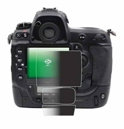 Image de l'appareil Nikon D3x avec une grande variété de protections d'écran.