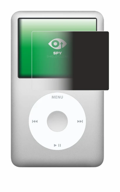 Image de l'appareil Apple iPod classic 160 GB (7ème Gen.) avec une grande variété de protections d'écran.