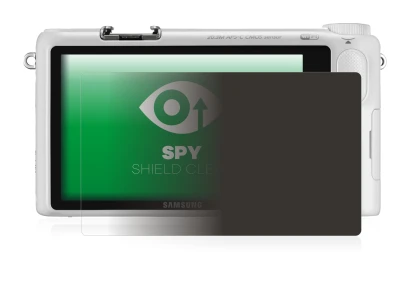 Image de l'appareil Samsung NX2000 avec une grande variété de protections d'écran.