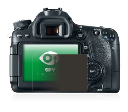Image de l'appareil Canon EOS 70D avec une grande variété de protections d'écran.