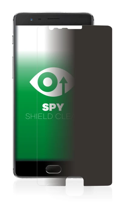 Image de l'appareil OnePlus 3 avec une grande variété de protections d'écran.