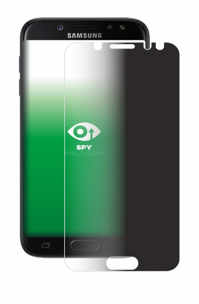 Image de l'appareil Samsung Galaxy J5 2017 avec une grande variété de protections d'écran.