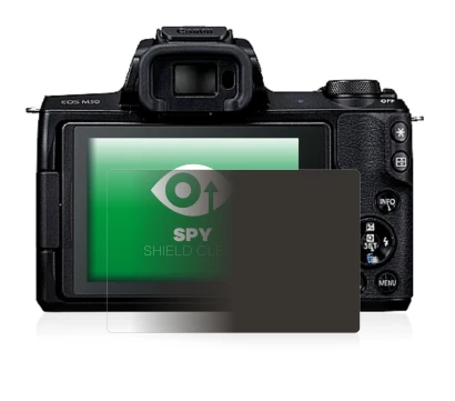 Image de l'appareil Canon EOS M50 avec une grande variété de protections d'écran.