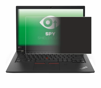 Image de l'appareil Lenovo ThinkPad T480s avec une grande variété de protections d'écran.