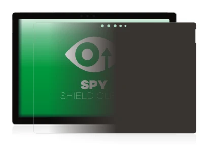 Image de l'appareil Microsoft Surface Pro 6 avec une grande variété de protections d'écran.