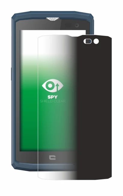 Image de l'appareil Crosscall Core X3 avec une grande variété de protections d'écran.