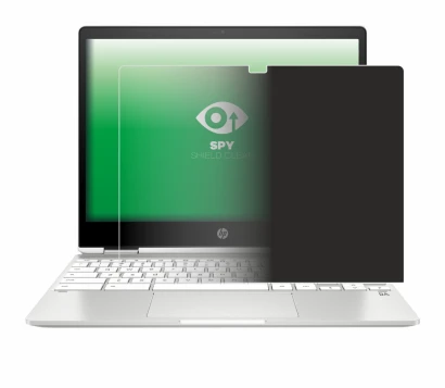 Image de l'appareil HP Chromebook x360 12b-ca0005nf avec une grande variété de protections d'écran.