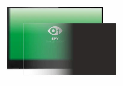 Image de l'appareil Lenovo ThinkVision M14t avec une grande variété de protections d'écran.