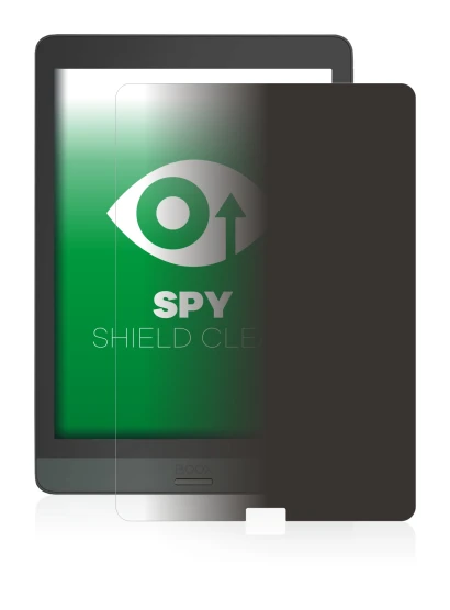 Image de l'appareil Boox Nova 3 avec une grande variété de protections d'écran.