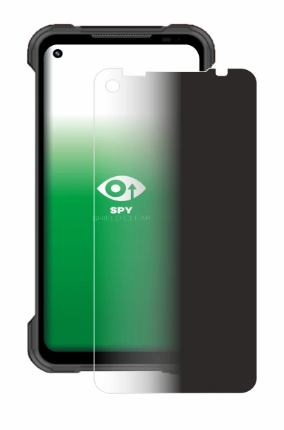 Image de l'appareil Doogee S97 Pro avec une grande variété de protections d'écran.