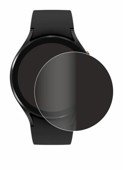 Image de l'appareil Samsung Galaxy Watch 4 (44mm) avec une grande variété de protections d'écran.