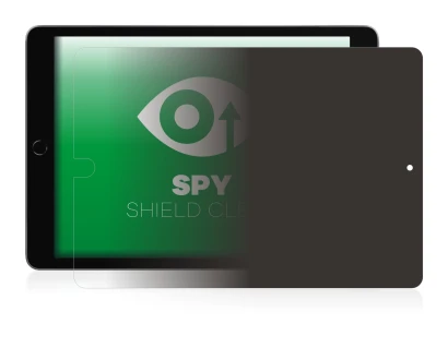 Image de l'appareil Apple iPad 10.2" 2021 (en paysage, 9e Gen.) avec une grande variété de protections d'écran.