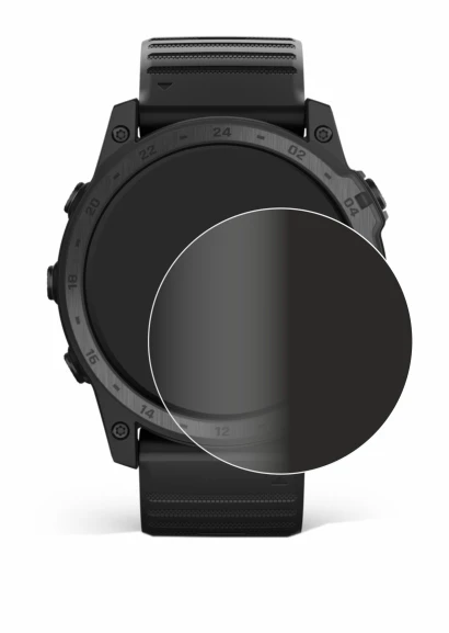 Image de l'appareil Garmin Tactix 7 Pro avec une grande variété de protections d'écran.