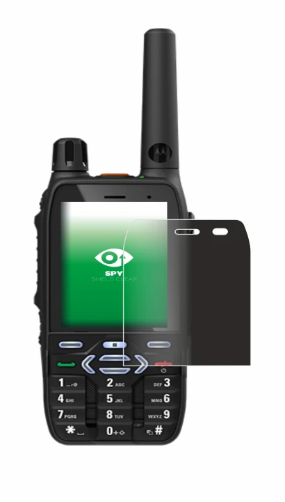 Image de l'appareil Motorola MXP600 avec une grande variété de protections d'écran.