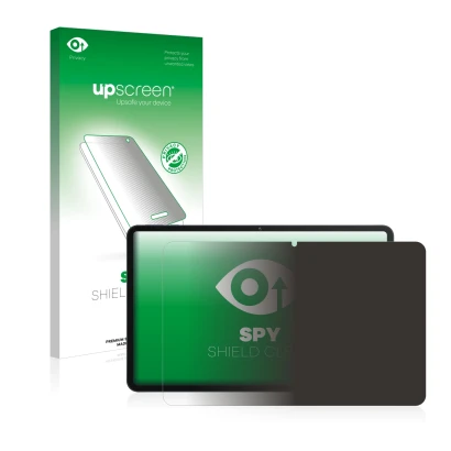 Face avant d’un emballage produit avec le logo de la marque upscreen. À côté, l’appareil Honor Pad 8 est représenté avec la pr