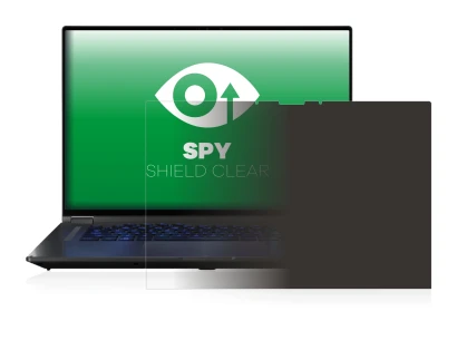 Image de l'appareil ASUS ROG Flow X16 avec une grande variété de protections d'écran.