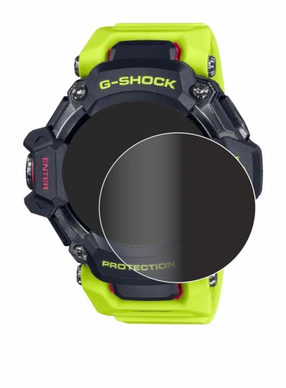 Image de l'appareil Casio G-Shock GBD-H2000 avec une grande variété de protections d'écran.