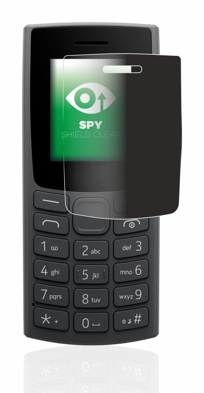 Image de l'appareil Nokia 110 (2023) avec une grande variété de protections d'écran.