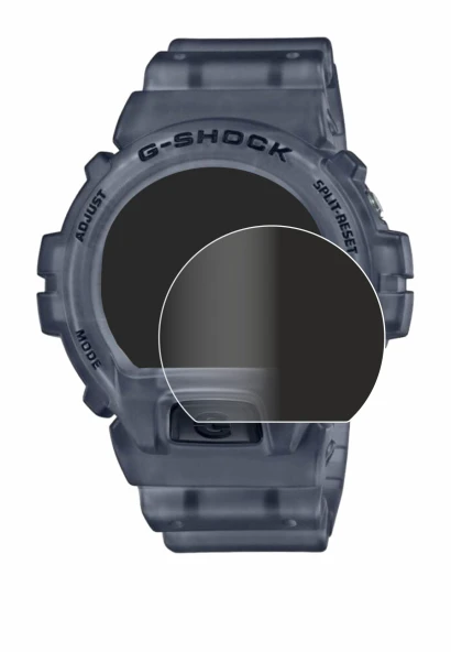 Image de l'appareil Casio G-Shock DW-6900 avec une grande variété de protections d'écran.