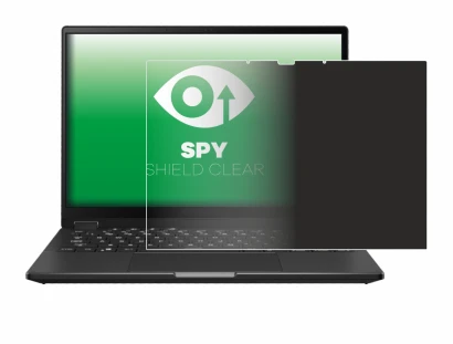 Image de l'appareil ASUS ROG Flow X13 2023 avec une grande variété de protections d'écran.