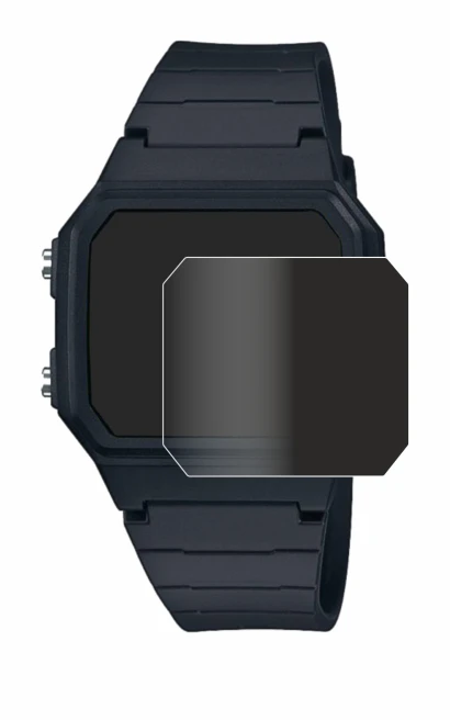 Image de l'appareil Casio W-217H-1AVCF avec une grande variété de protections d'écran.