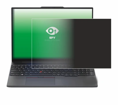 Image de l'appareil Lenovo ThinkPad E16 Gen 1 avec une grande variété de protections d'écran.