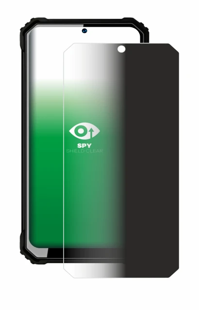 Image de l'appareil Oukitel WP23 avec une grande variété de protections d'écran.