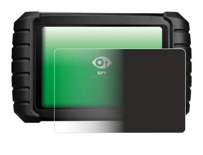 Image de l'appareil iCarsoft CR Max avec une grande variété de protections d'écran.