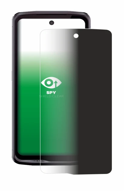 Image de l'appareil Crosscall Stellar X5 avec une grande variété de protections d'écran.
