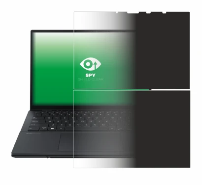 Image de l'appareil ASUS ZenBook Duo OLED 2024 UX8406 avec une grande variété de protections d'écran.
